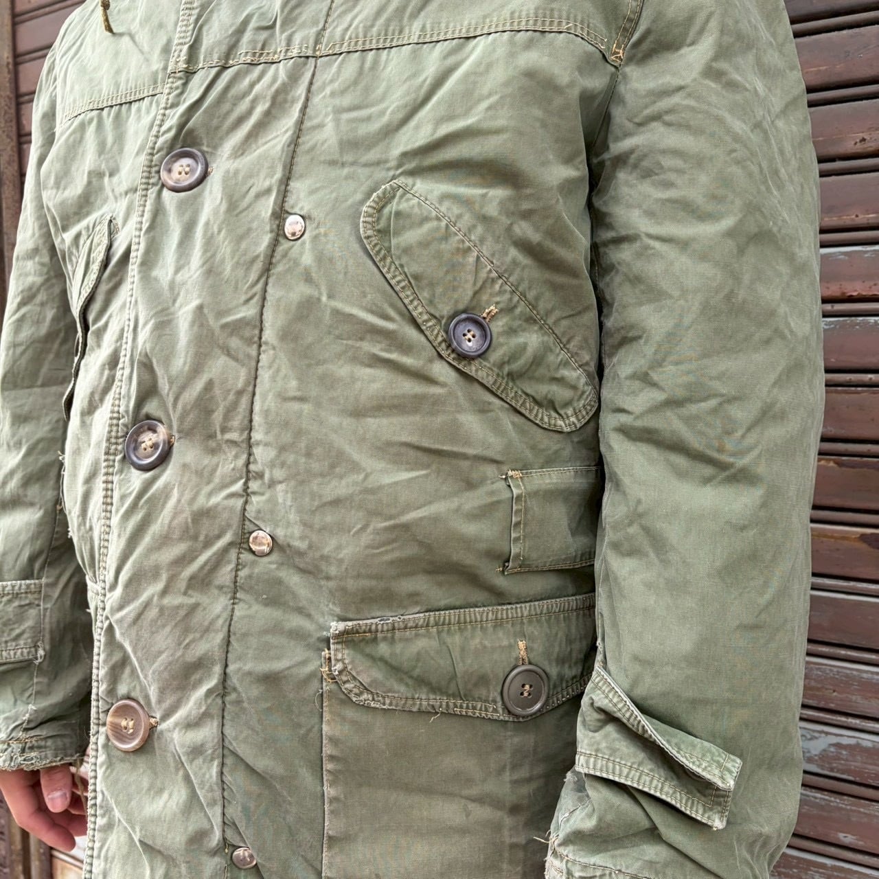 60s イタリア製 M47 モッズコート ライナー付き フィールドパーカー L