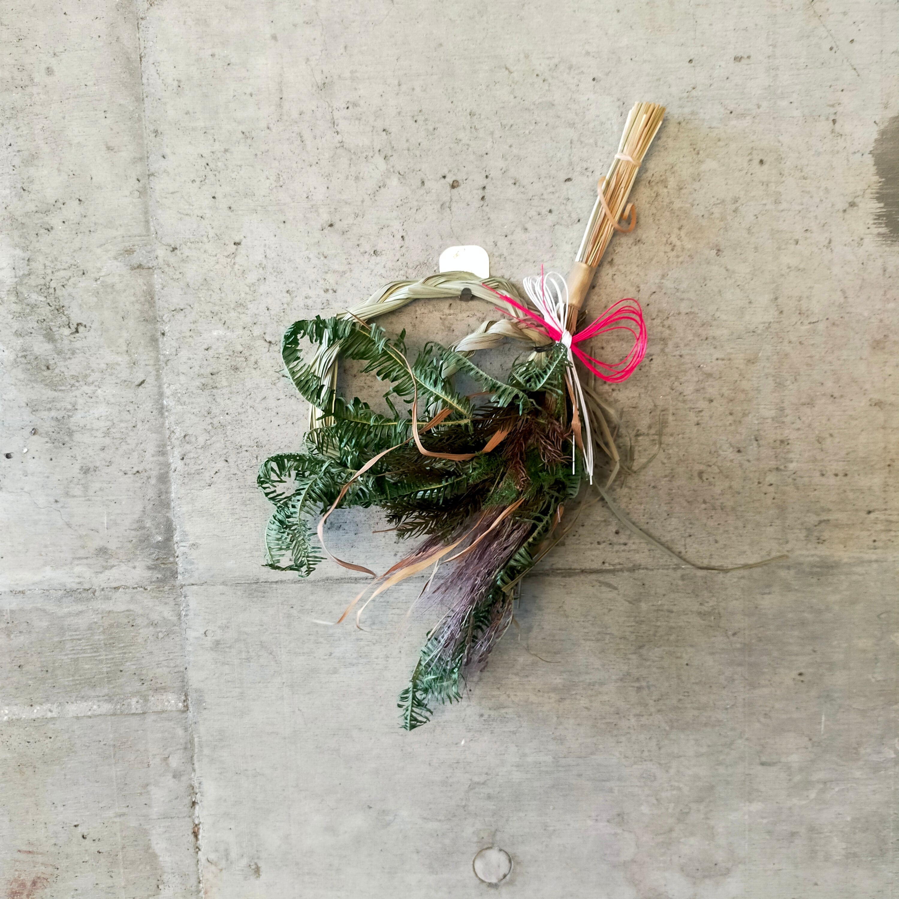 ドライフラワーしめ縄【Dried Flower Japanese wreath】