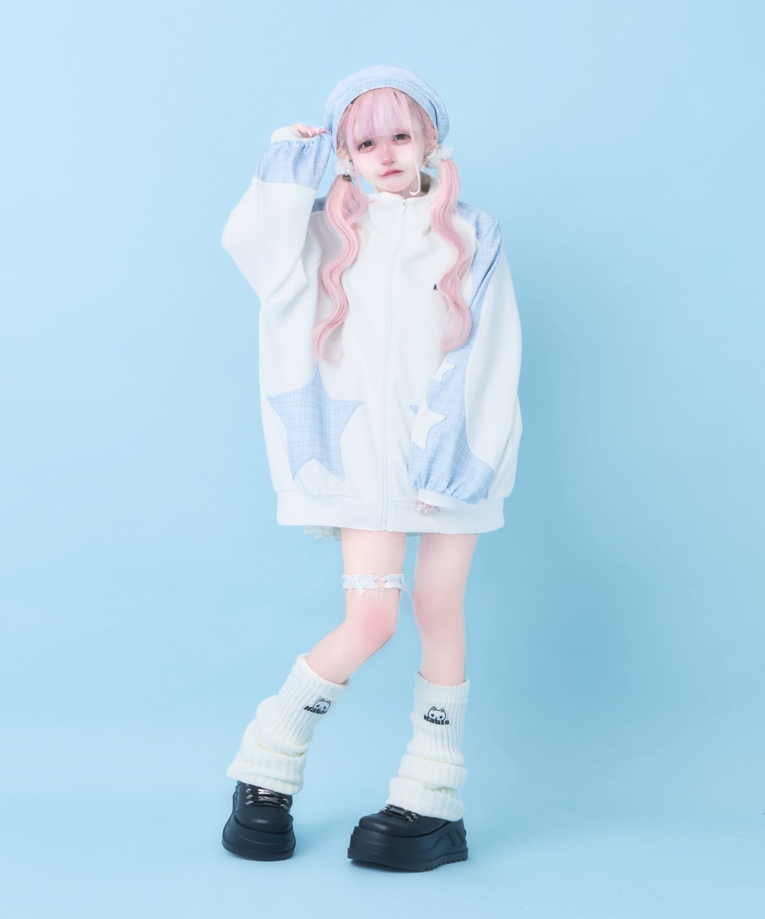お星様が舞い降りたジャージセットあっぷ（ブルー） | Hauls