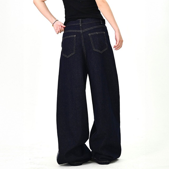 パネルステッチアクセントパンツ   R01476