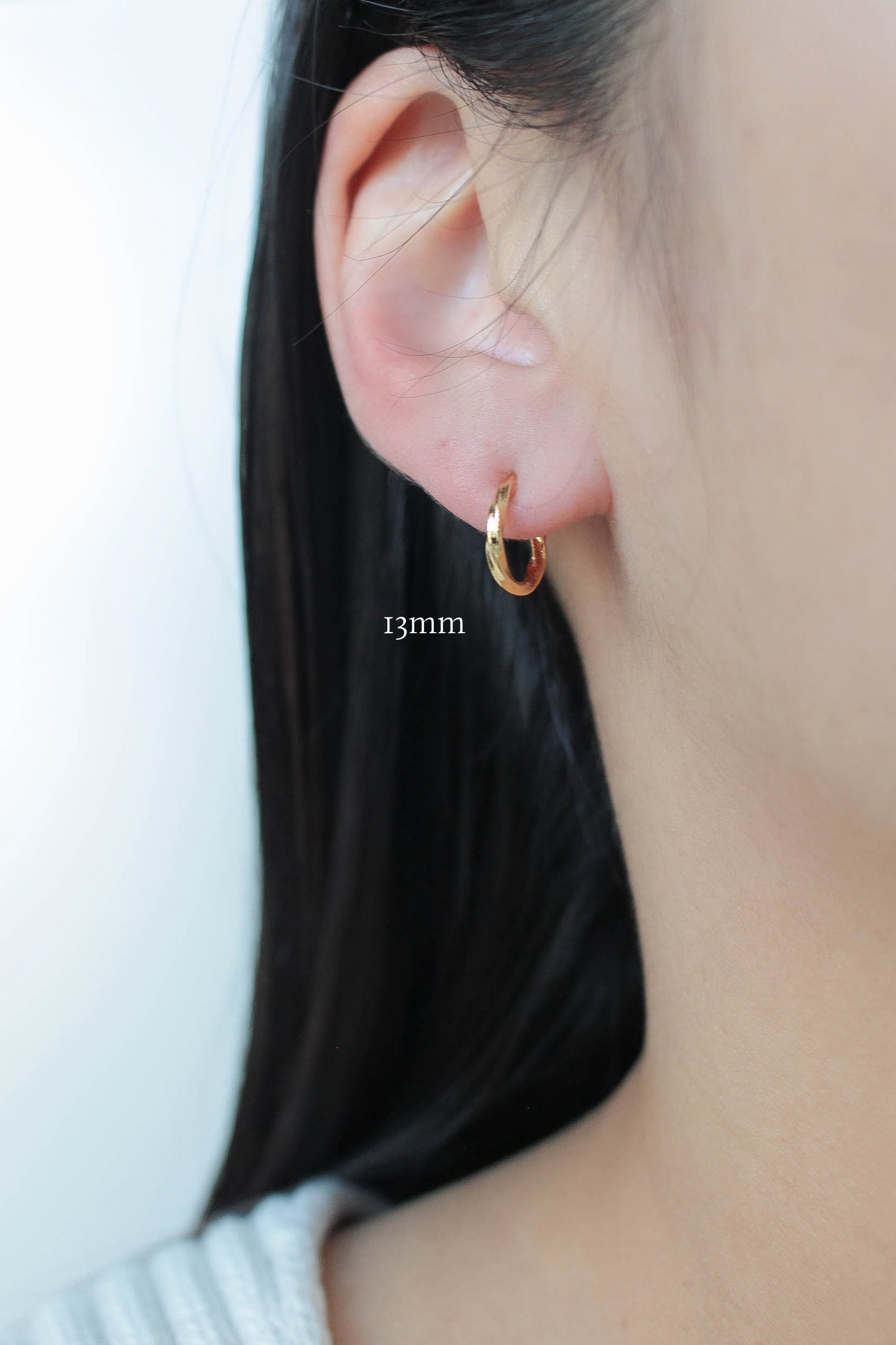 【Shapes Studio】Twist Hoopピアス a2f852a549a026ae1e7a90e06d14b5