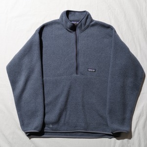 L 02年 ブルーグレー Synchilla Marsupial Patagonia シンチラ マースピアル パタゴニア ハーフジップ