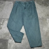 good fade 3tuck cotton pants green