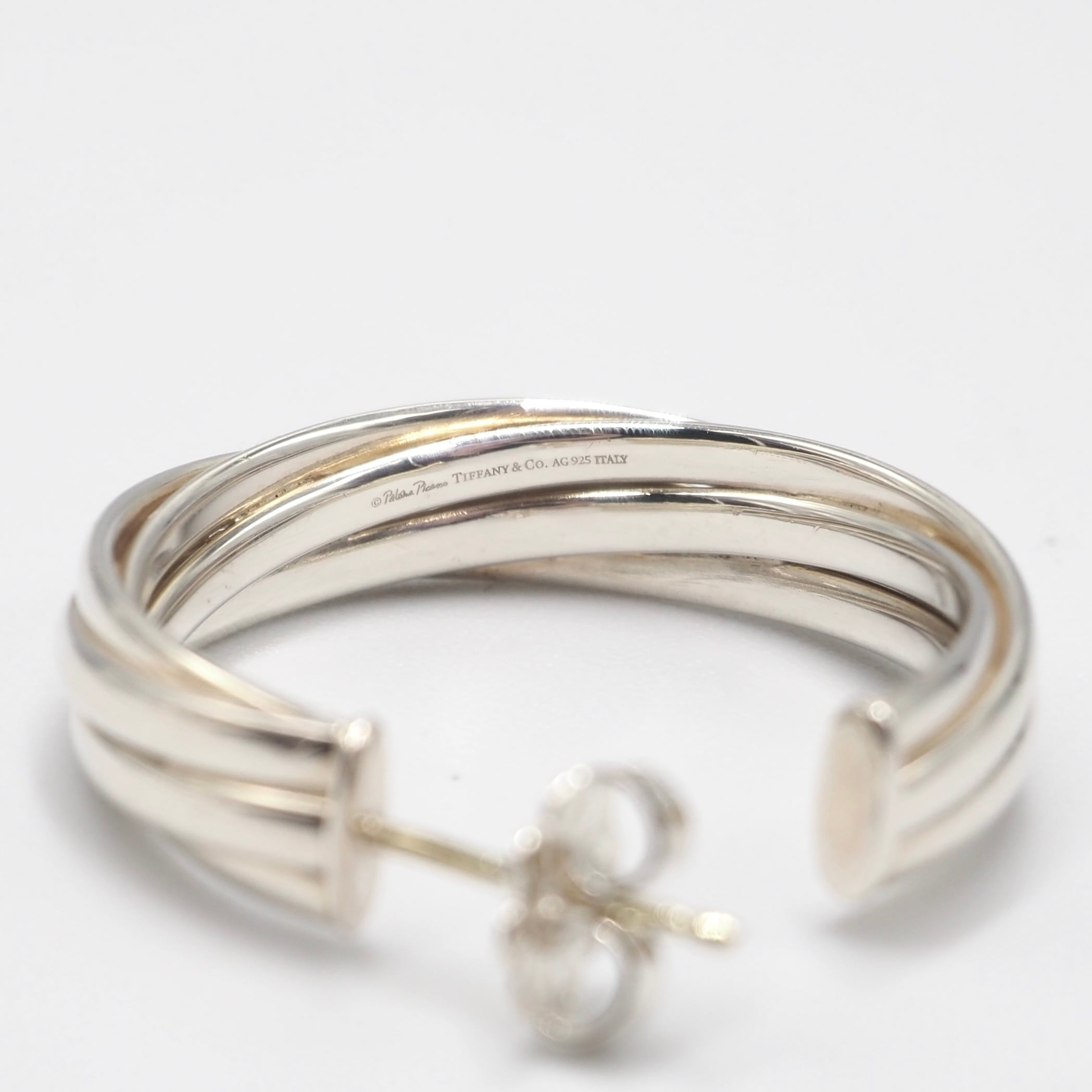 Tiffany&Co. パロマピカソ ツイスト フープ ピアス シルバー925