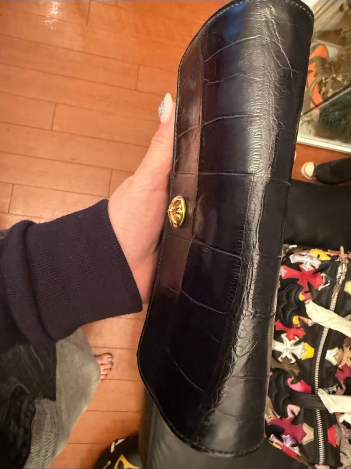 CHROME HEARTS クロムハーツ アリゲーター WAVE ウェーブ ウォレット