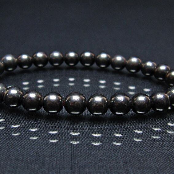 スギライト ブレスレット 7mm ブラックスギライト ブレス 一点物 メール便可 [M便 1/10] 111-45523