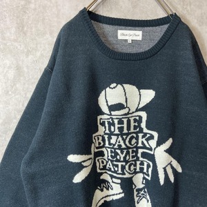 Black Eye Patch OG Boy logo knit size L 配送A