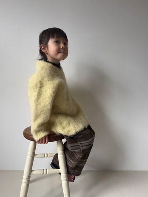 オーバーモヘア ニット（110cm) 3887