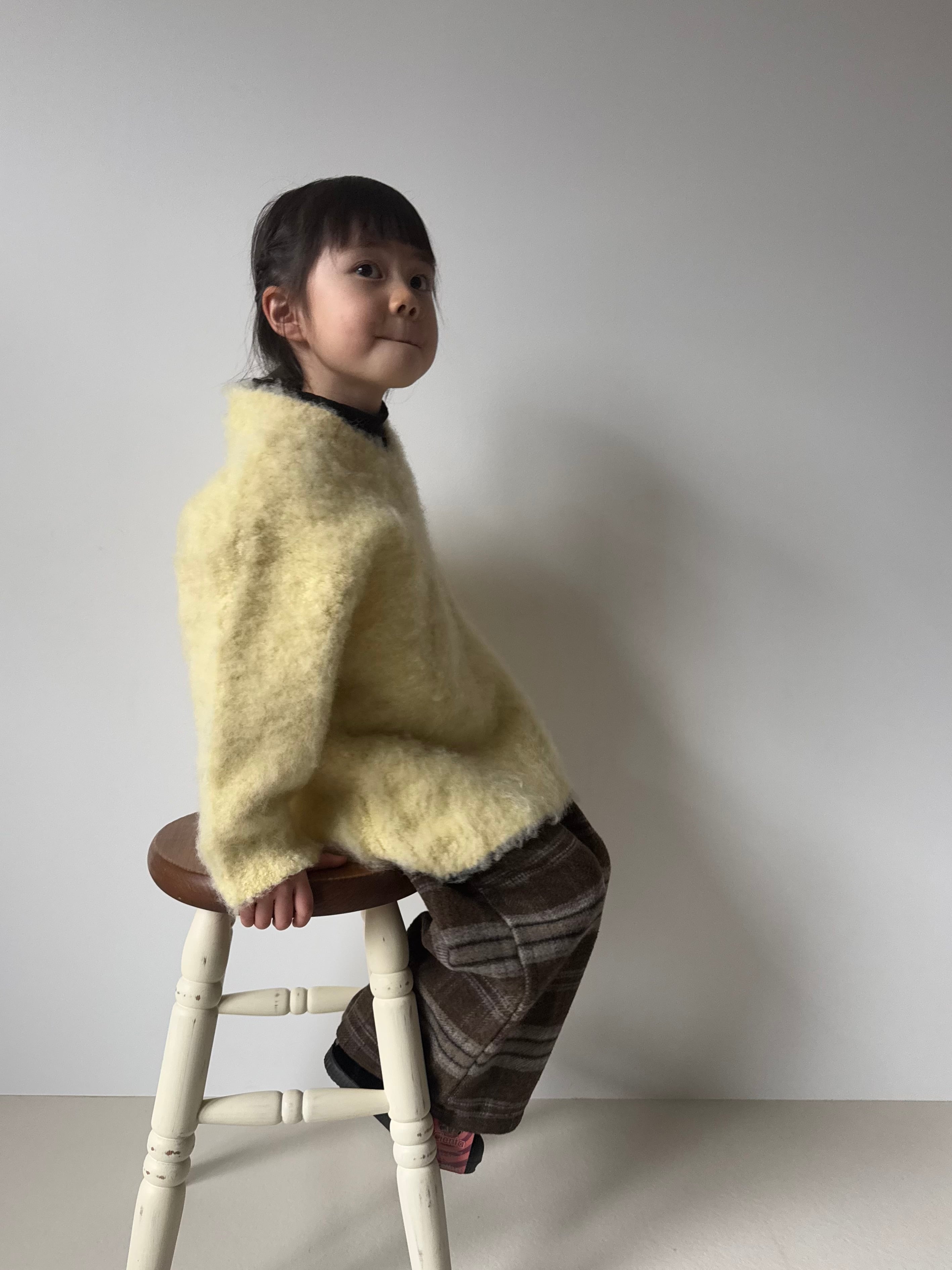 オーバーモヘア ニット（110cm) 3887