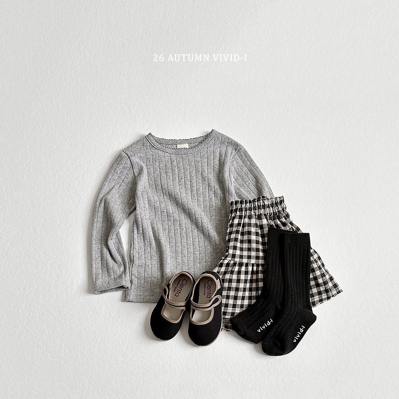 韓国子供服 / VIVID-I / 26Autumn /ビビッドソックス  / 靴下/ 秋服 *1号~2号*
