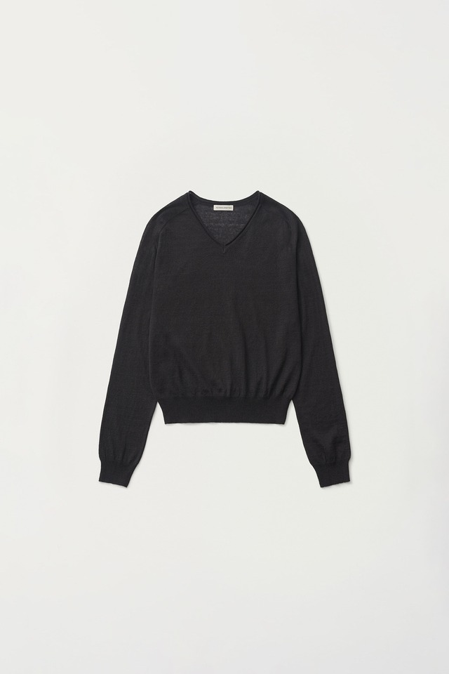 [NOTHING WRITTEN] Sane v-neck pullover (Shadow charcoal) 正規品 韓国ブランド 韓国通販 韓国代行 韓国ファッション ナッシングリトゥン 日本 店舗