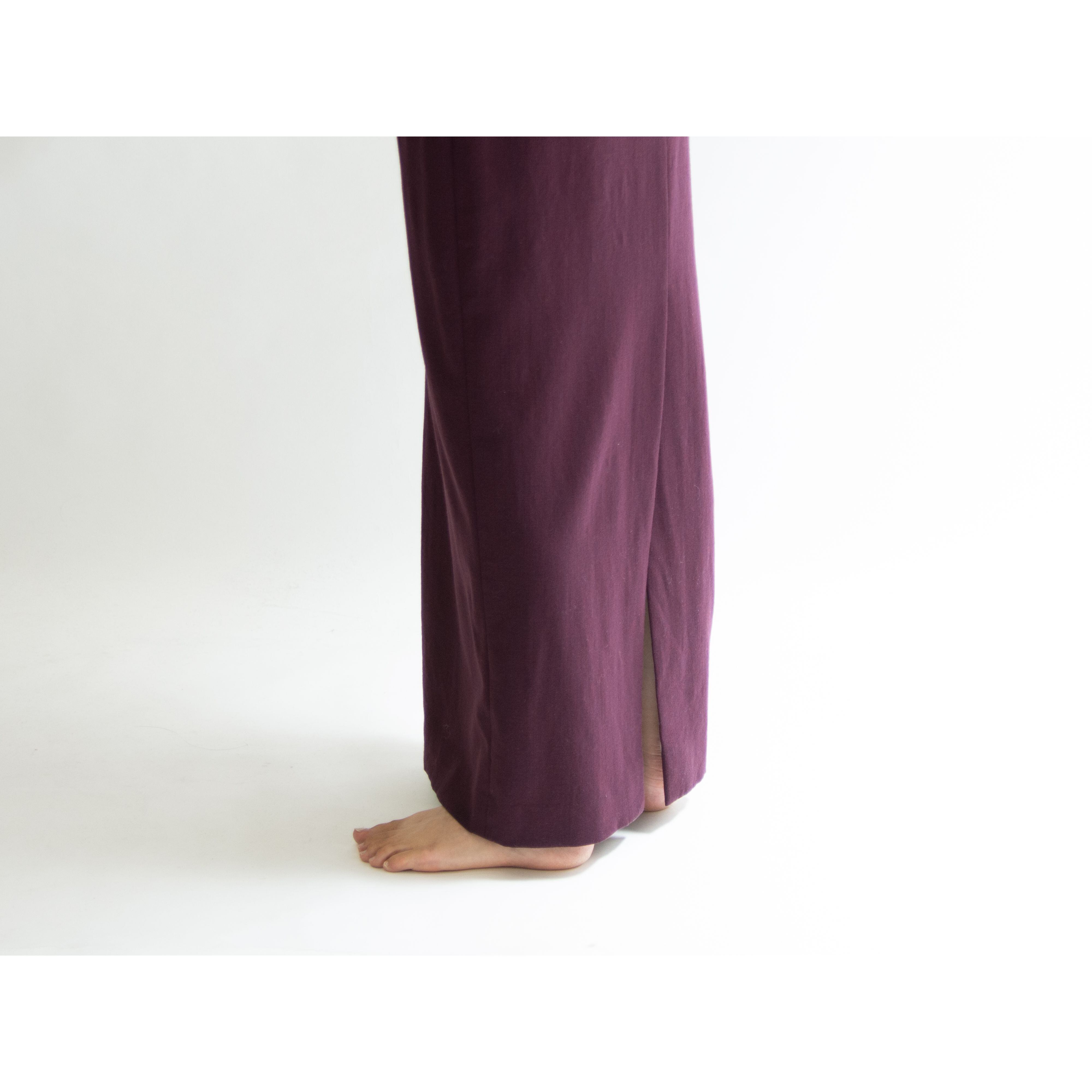 KENZO】Made in France Stretch Wool Long Skirt（ケンゾー フランス製