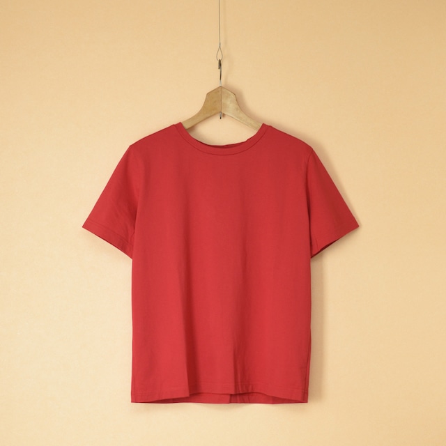 Gauze# ガーゼ　G636　ソリッドＴシャツ・トマト