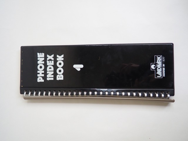 long big PHONE INDEX BOOK