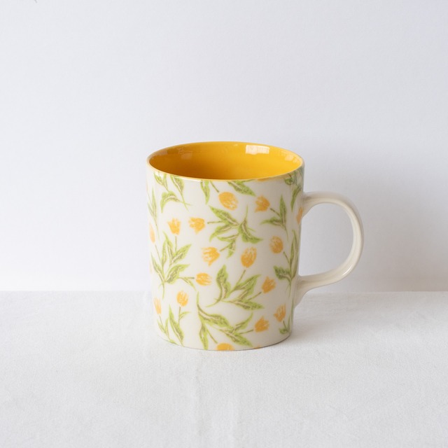 【オリジナル】チューリップ 軽量マグ 黄