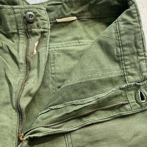 60s アメリカ軍 実物 OG-107 ベイカーパンツ 32/31 詳細写真5