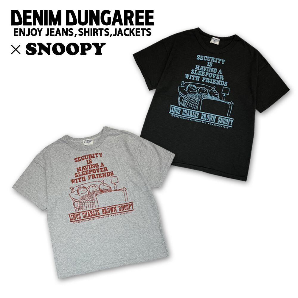 DENIM DUNGAREE(デニムダンガリー) dd3732405- SNOOPY SLEEP Tシャツ