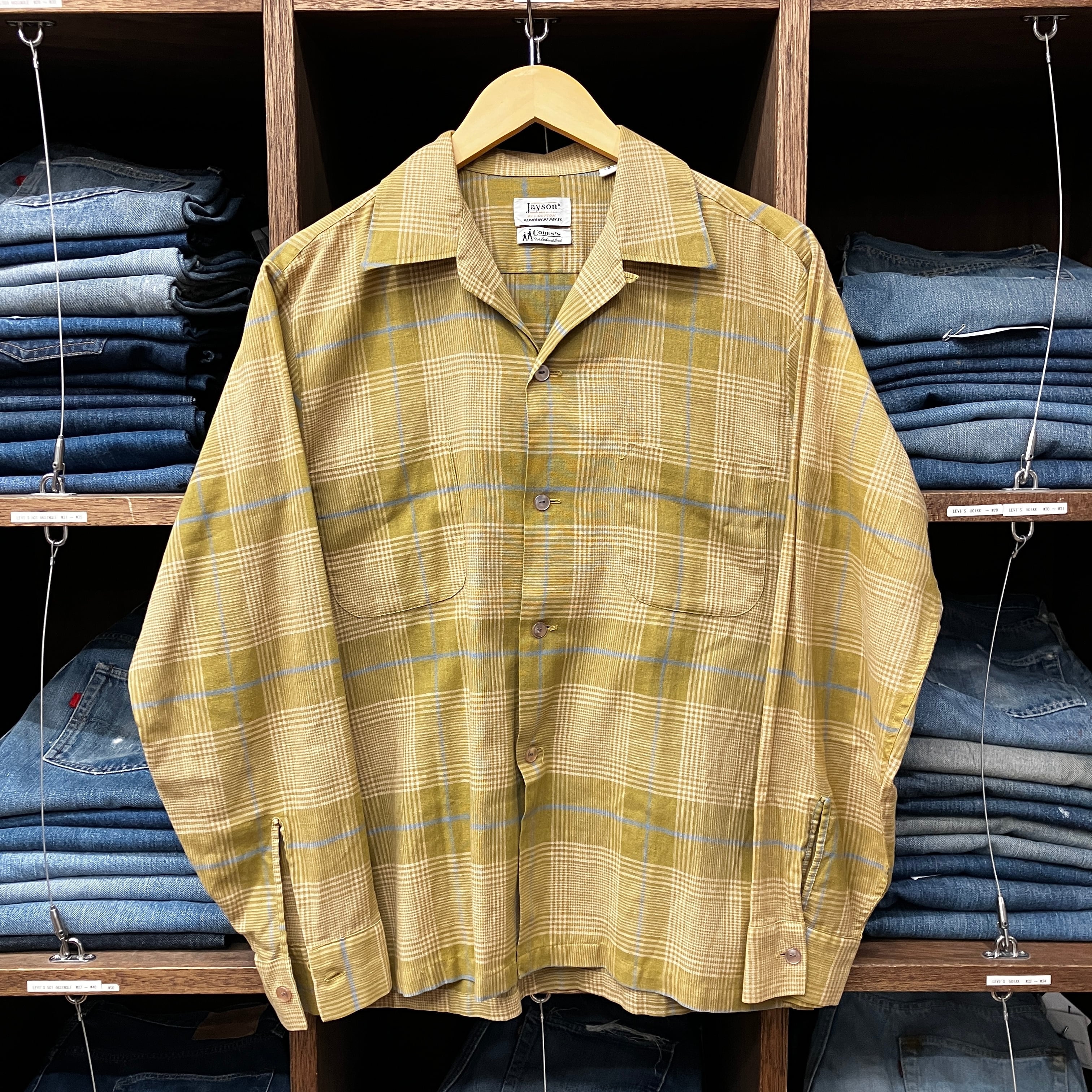 1960'S JAYSON COTTON CHECK SHIRT | safarionline