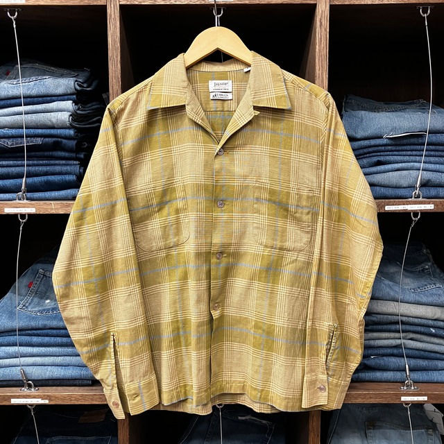 1960'S JAYSON COTTON CHECK SHIRT