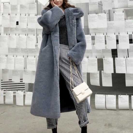 フェイクファーコート フェイクファー ファーコート レディース ロング  