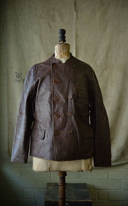 Vintage Swedish Work leather jacket | EXTRA'S GARMENT SUPPLY & CO.