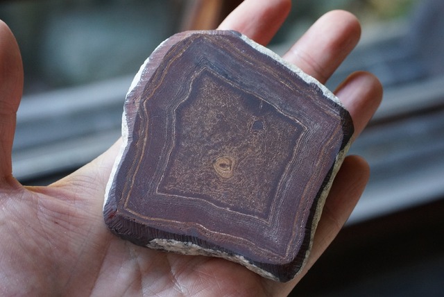 ゴビアゲート スラブ  Gobi Desert Eye Agate 2