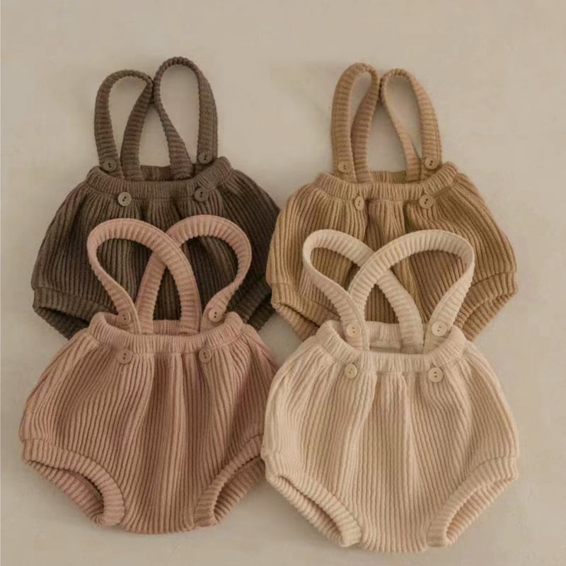 【BABY】夏新作 無地サロペット