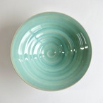 翡翠ろくろ目７寸鉢