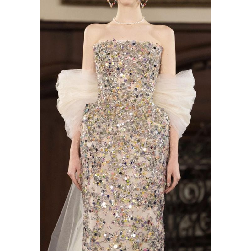 スパンコールスレンダードレス D1483 | 演奏会・ステージ・パーティー