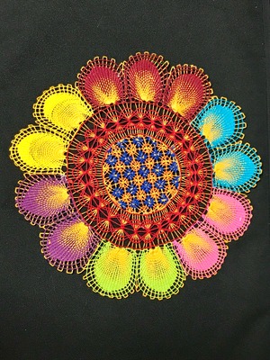 ニャンドゥティ のテーブルセンター No.20