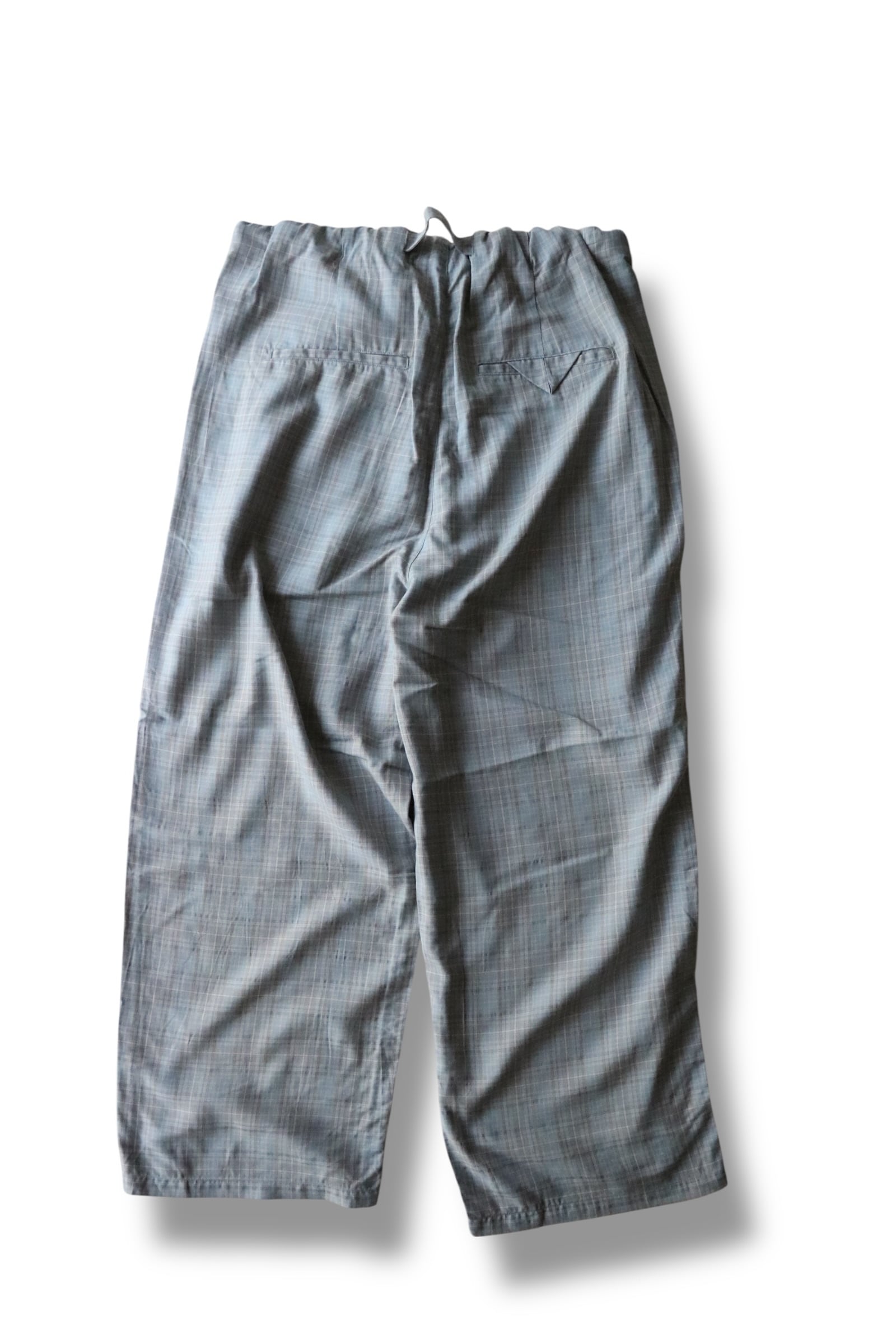 Ancellm -AGING CHECK BELT-LESS SLACKS- / ANC-PT104 / アンセルム