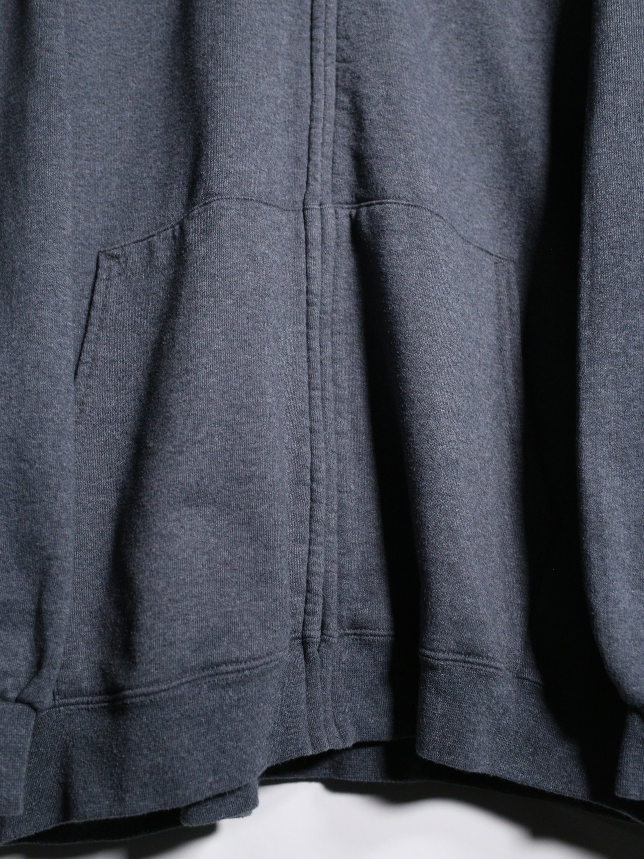 "Hanes" XXXG super over silhouette zip-up foodie - 8