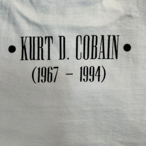 13546 カート・コバーン 長袖 ロックTシャツ バンドT XL