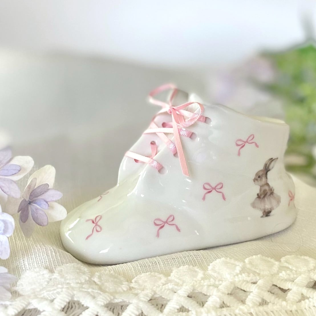 白磁用 水彩COQETTE RIBBONS コケットリボンピンク A4サイズ