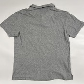 BURBERRY BLACK LABEL バーバリーブラックレーベル ボーダー ショールカラー 半袖 シャツ サイズ 3 /グレー系 メンズ 三陽商会