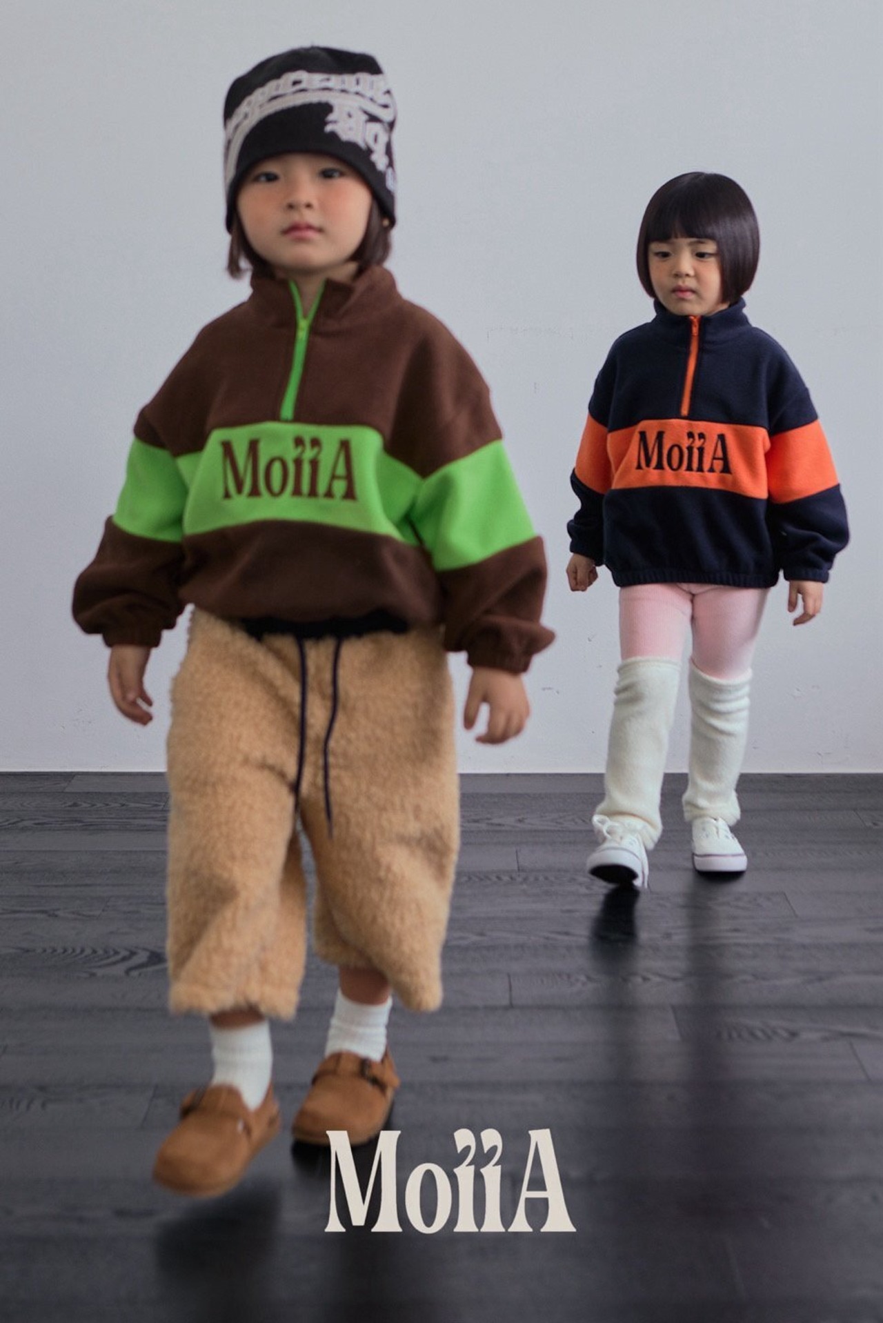 Moiia［取寄］high half zipup mtm 6winter