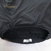 社交ダンス 衣装 スカート ブラック系 チャコット Chacott 黒 日本製 無地 シンプル レッスン 練習 ストレッチ 伸縮 上品 かわいい ダンス衣装 オールブラック スタンダード 柔らかい生地 透け感