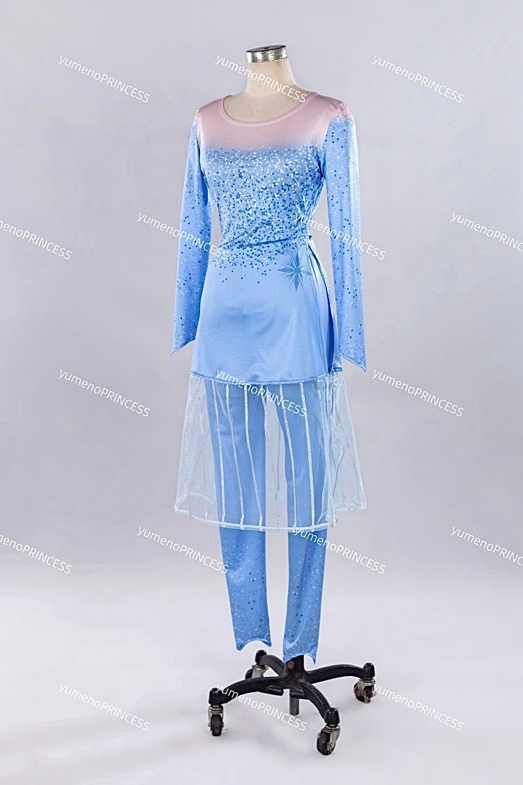 ディズニー　アナと雪の女王2　冒険服　トラベルドレス エルサ　Dハロ　大人 ディズニー アナと雪の女王2 冒険服 エルサ Dハロ ドレス 大人