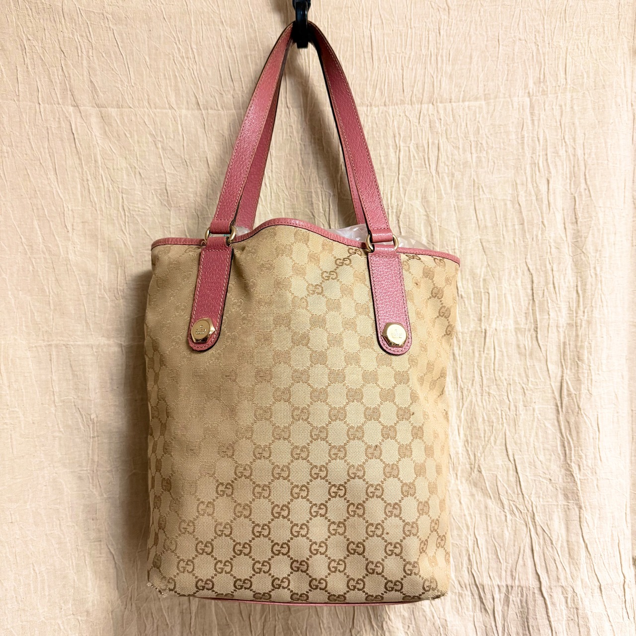 グッチ GUCCI GG柄 トートバック ベージュ ピンク | Vintage Shop 