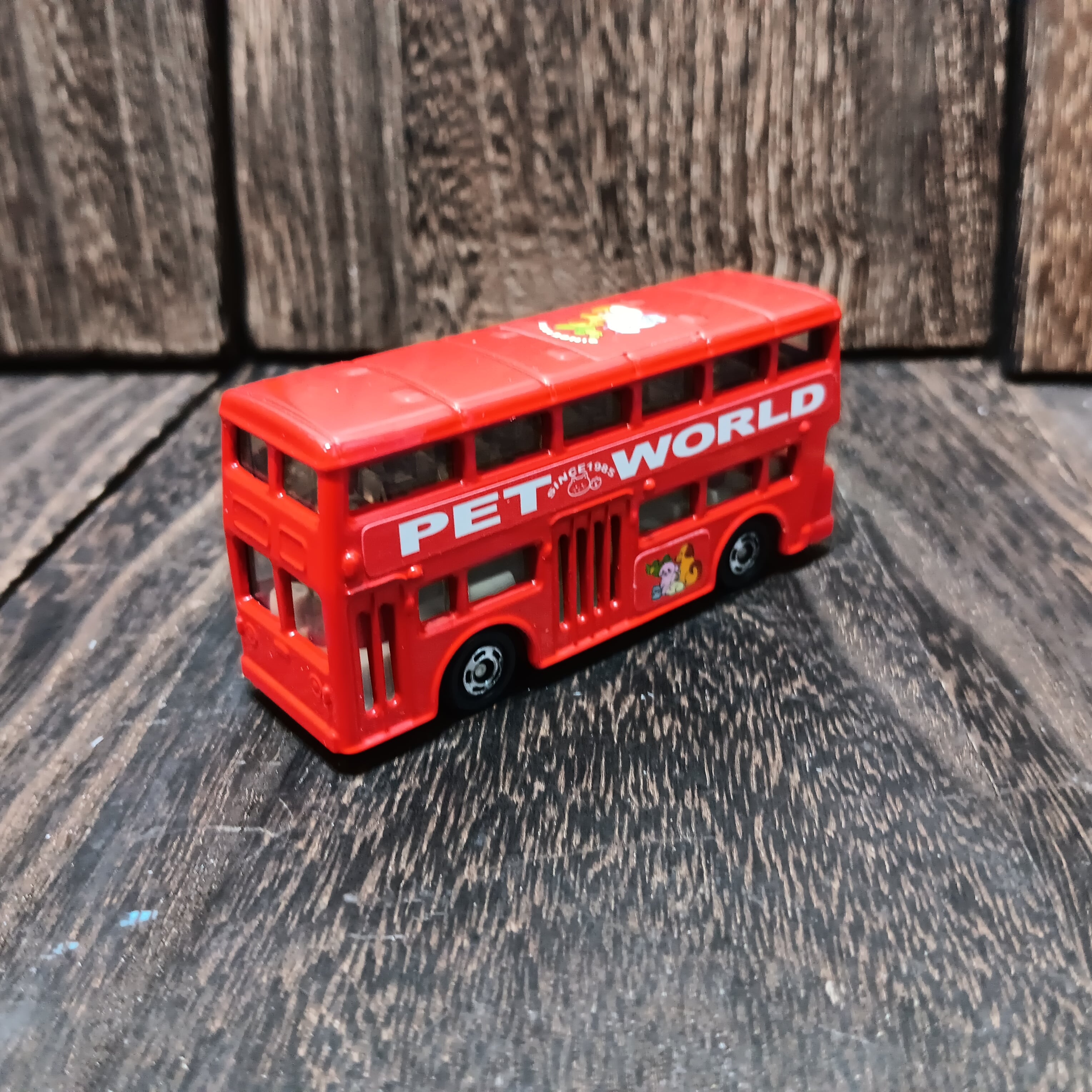 トミー TOMIKA ロンドンバス PET WORLD トミカ 95 ミニカー