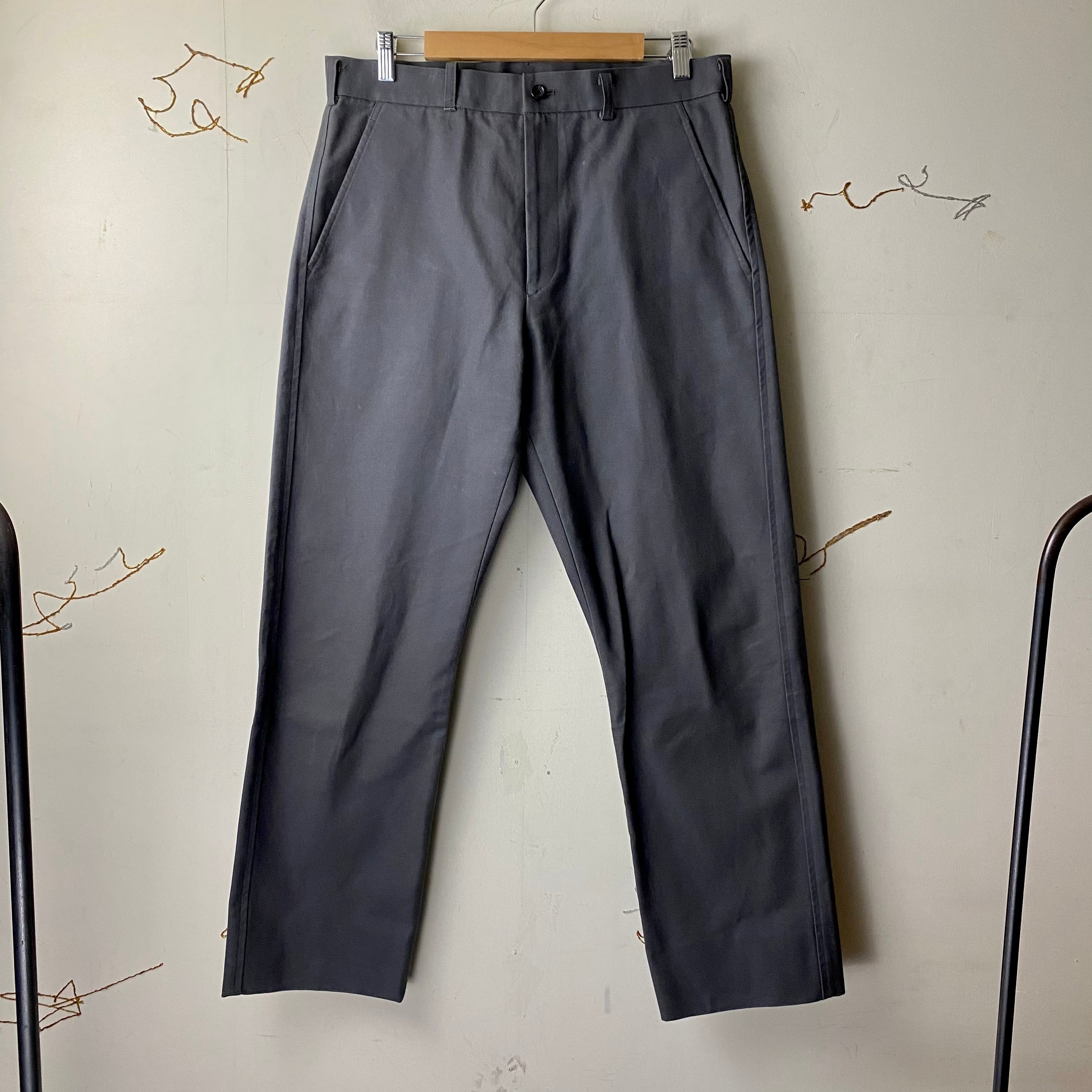 AD2002 COMME DES GARCONS HOMME cotton work pants | NOIR ONLINE