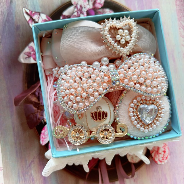 ＜one-off＞ビジューアクセテトリスBOX・ハート・