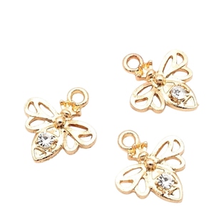 【H132-2】蜂チャーム　4個