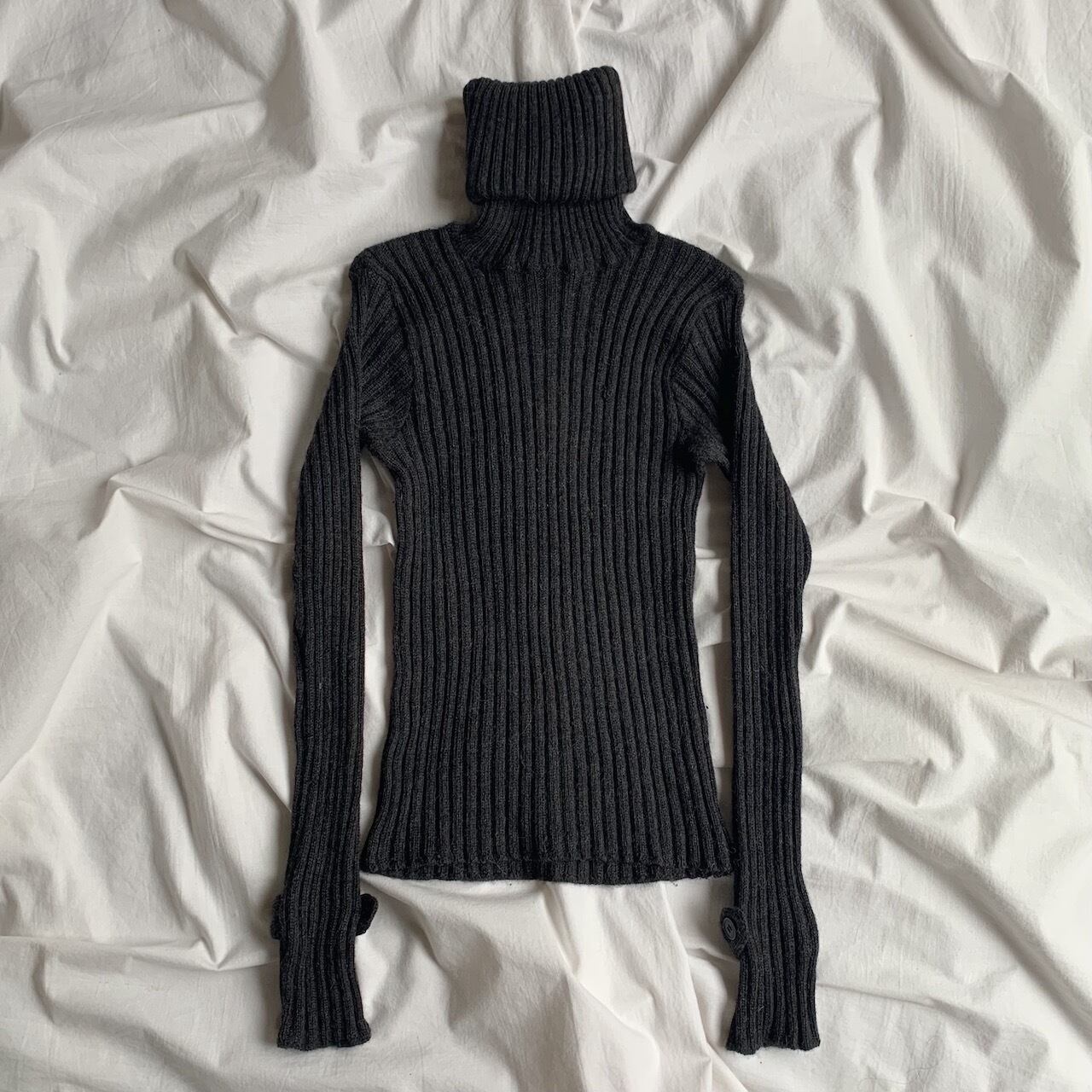 agnes b. design turtleneck knit made in France | marianas vintage
