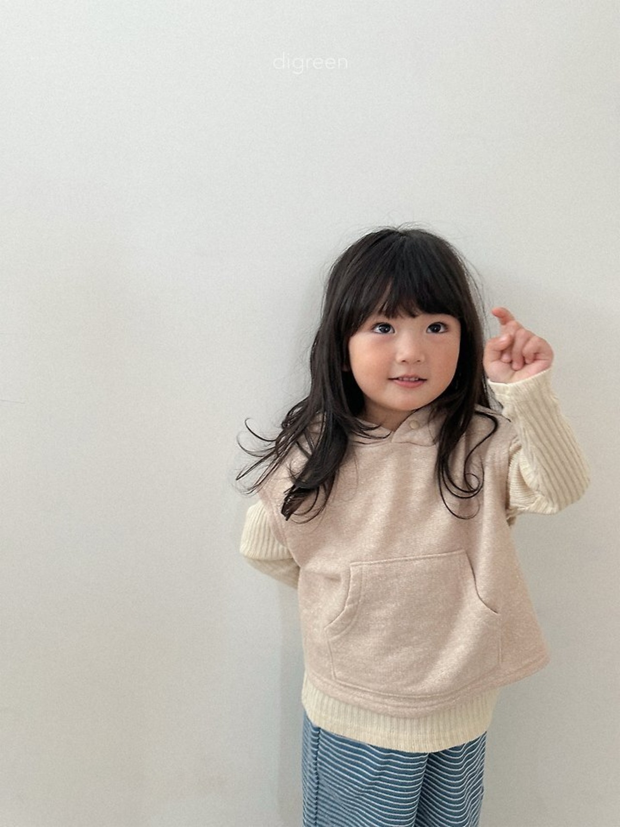 韓国子供服 / Digreen / 26Autumn / woody hooded vest / ベスト *S~XXL*