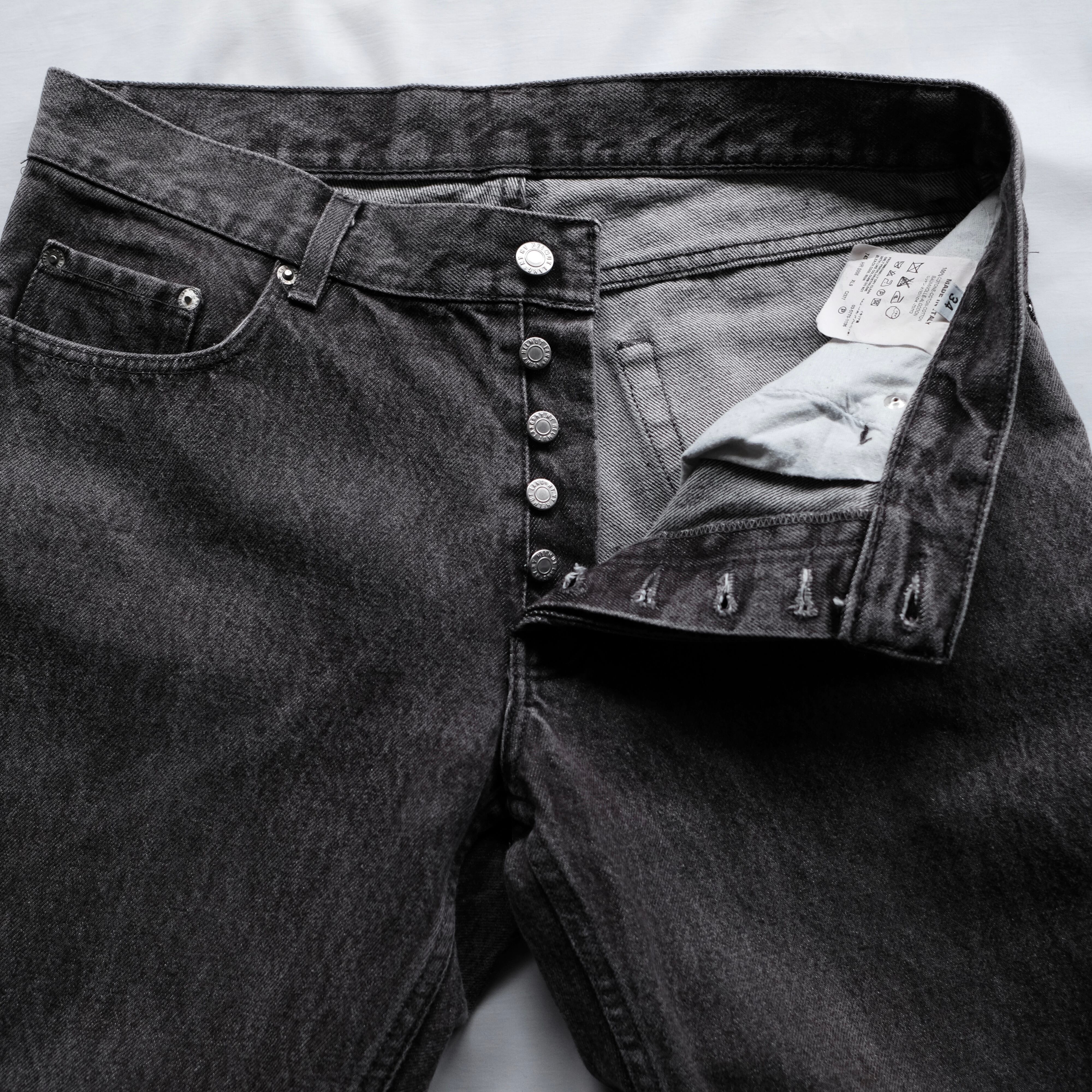 HELMUT LANG 本人期 BLACK DENIM PANTS | safarionline
