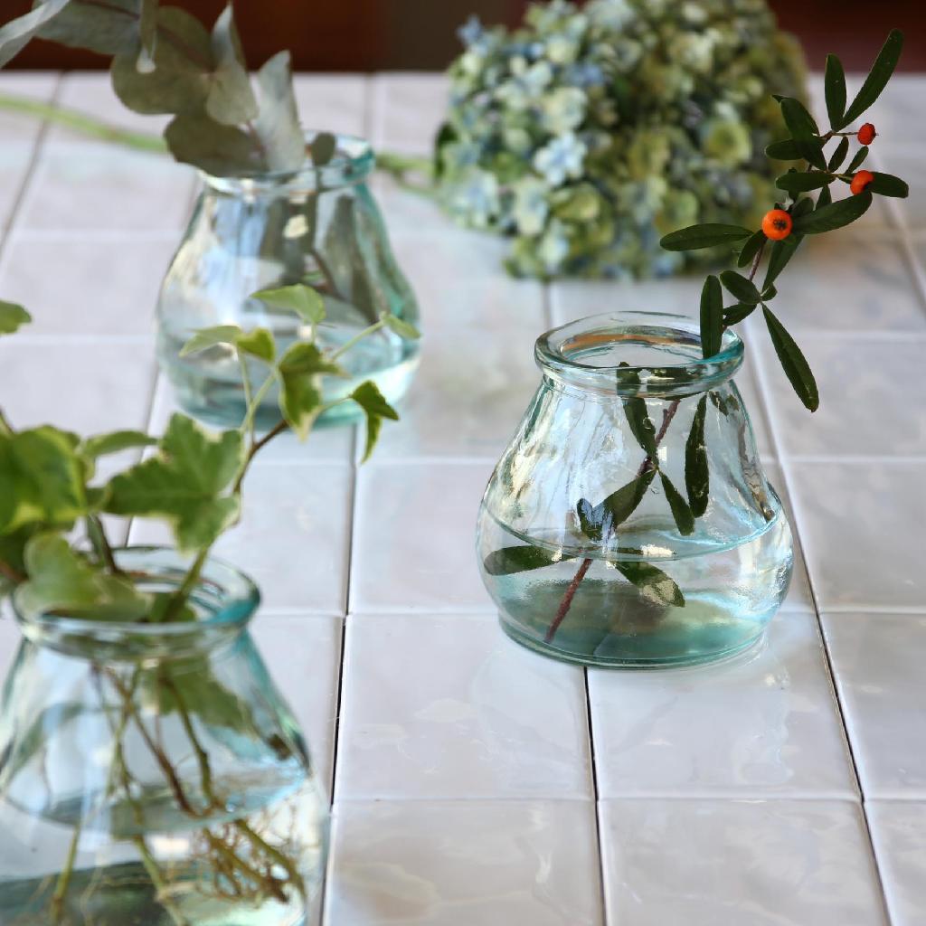 VALENCIA RECYCLE GLASS リサイクルガラス ミニフラワーベース CERO