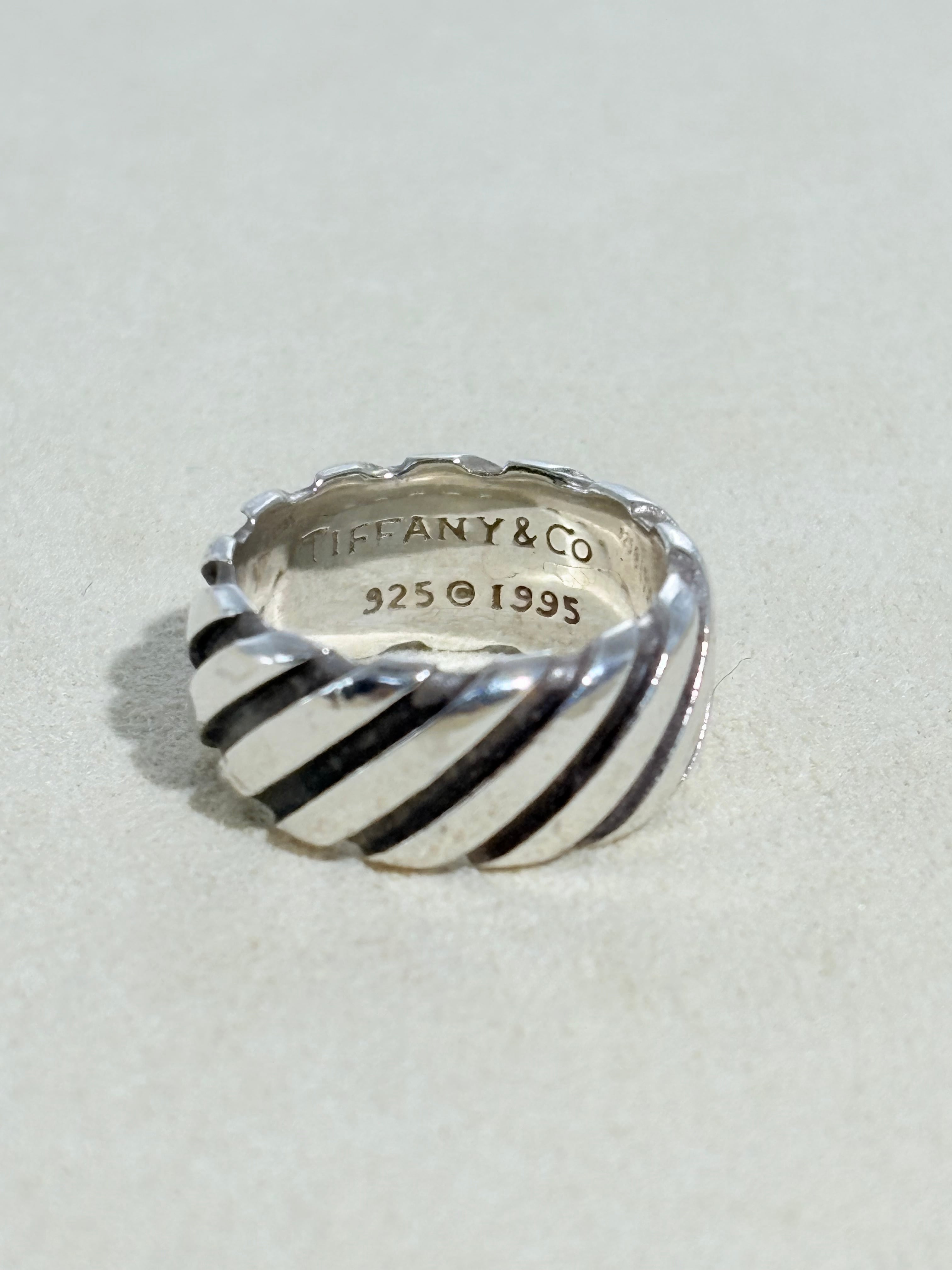Grooved Twist Ring #11 -Tiffany&Co- | Tender Records