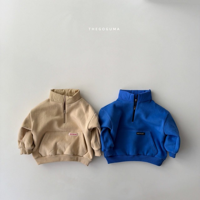 【取寄】the goguma｜color point anorak｜カラーポイントアノラック｜XS-JS｜1-8y｜25 winter