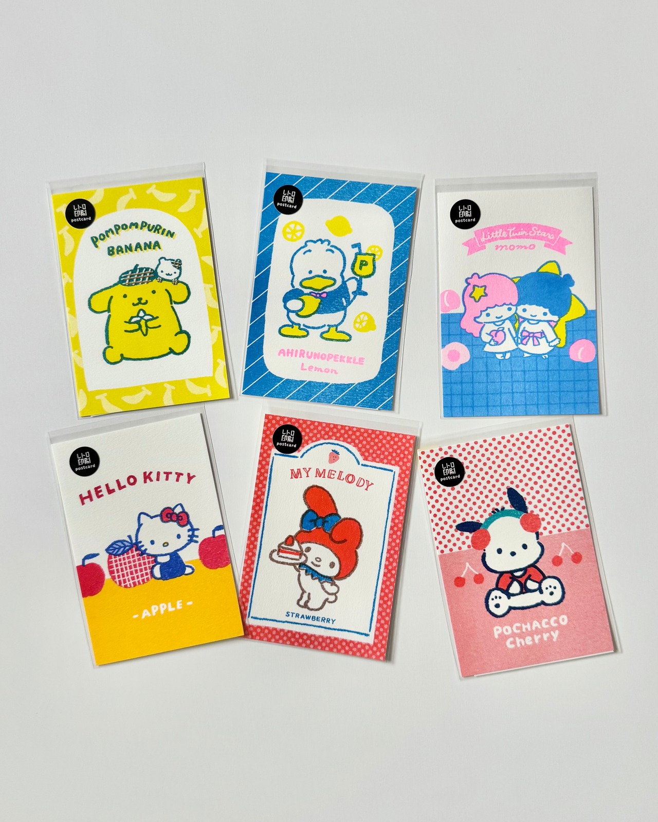 サンリオ　レトロ印刷ポストカード　ポムポムプリン - 2